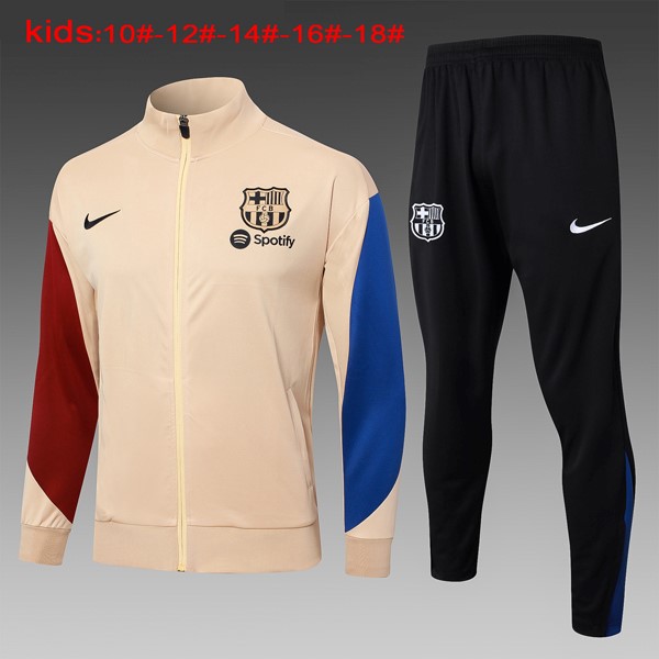 Niños Chandal Barcelona 2024 2025 Amarillo Azul 3